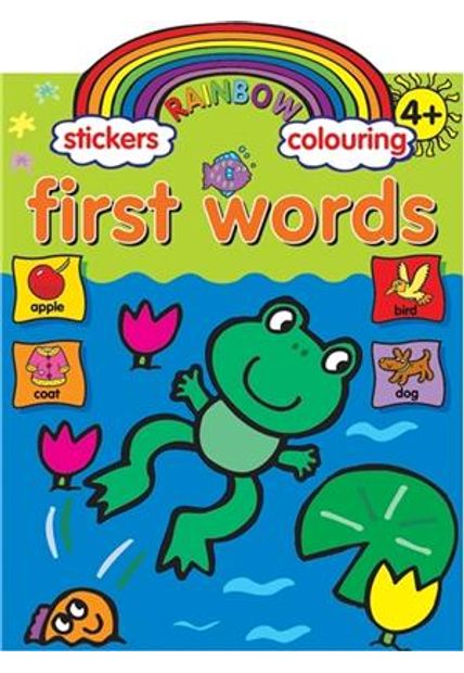 First Words - Stickers - Colouring