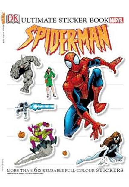 Ultimate Sticker Book Spider-Man - More Than 60 Reusable Full-Colour Stickers