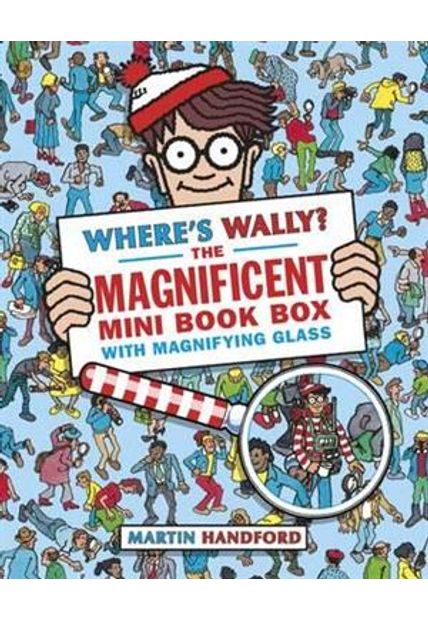 Where´S Wally - The Magnificent Mini Book Box - With Magnifying Glass
