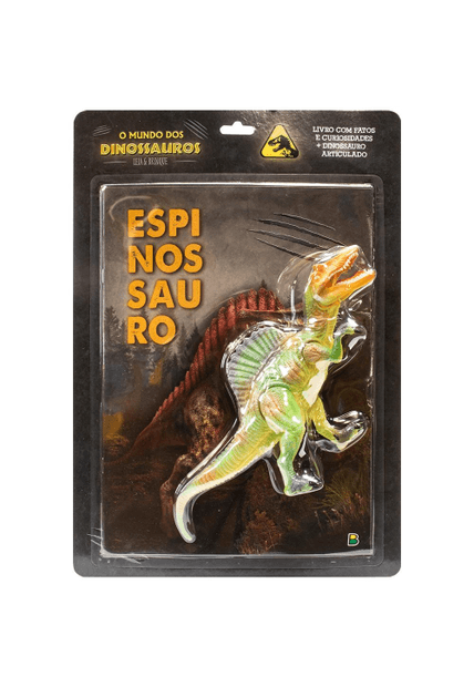 Mundo dos Dinossauros, o - Leia & Brinque: Espinossauro